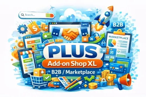 PLUS · Add-on Shop XL B2B / Marketplace