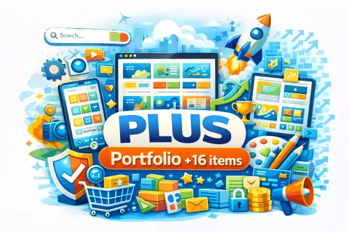 PLUS · Portfolio +16 ítems