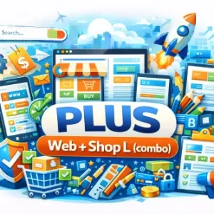 PLUS · Web + Shop L (combo)