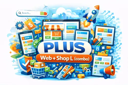 PLUS · Web + Shop L (combo)