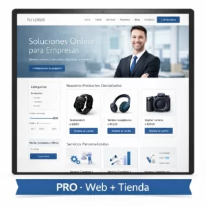 PRO · Web + Tienda