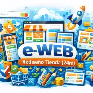 e‑WEB Rediseño Tienda (24m)