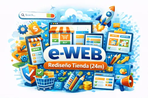 e‑WEB Rediseño Tienda (24m)