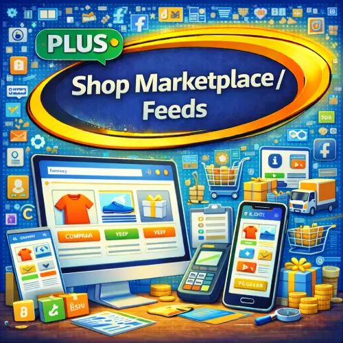 PLUS · Shop Marketplace / Feeds